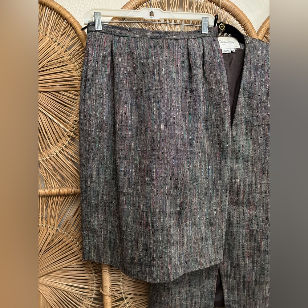 Vintage Christian Dior Skirt & Blazer Suit - Picture 6 of 11